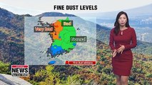 [Weather] Fine dust blankets Korea