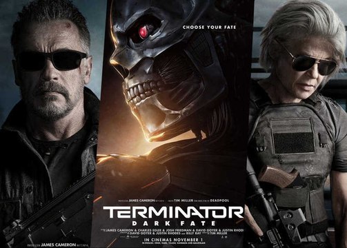 Terminator Dark Fate Movie Clip - Fight and Flight - Linda Hamilton and Arnold Schwarzenegger vs Terminator!
