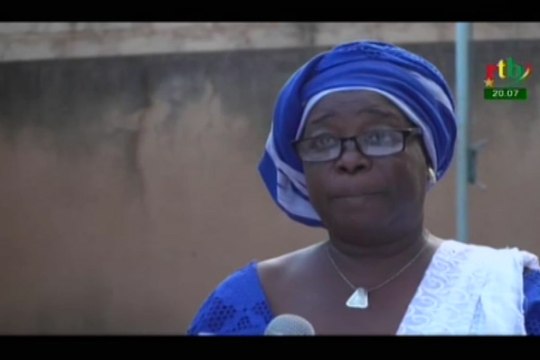 RTB/Cérémonie de montée des couleurs au Ministère des droits humains et de la promotion civique lors de la journée de nationale du drapeau