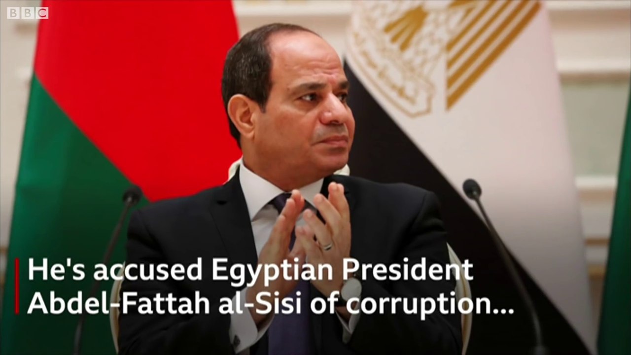 Egypt protests The unlikely man behind rare anti-government protests - BBC News