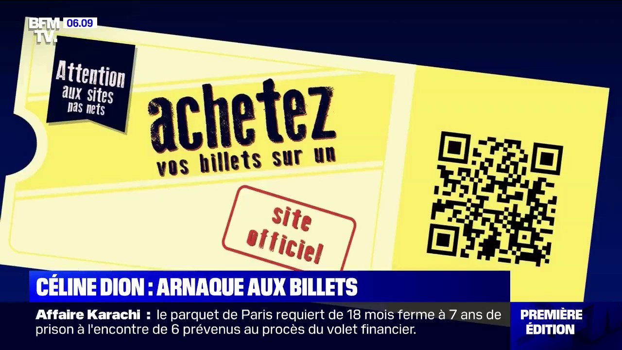 Concerts de Céline Dion: attention aux arnaques en ligne sur les billets