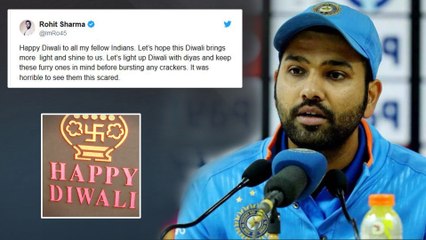 Fans Tear Apart Rohit Sharma For His Diwali Message || Oneindia Telugu