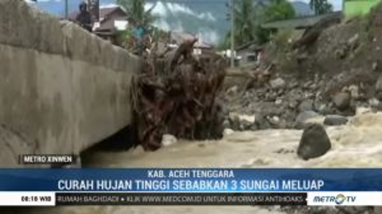 Curah Hujan Tinggi Sebabkan Tiga Sungai Meluap di Aceh Tenggara