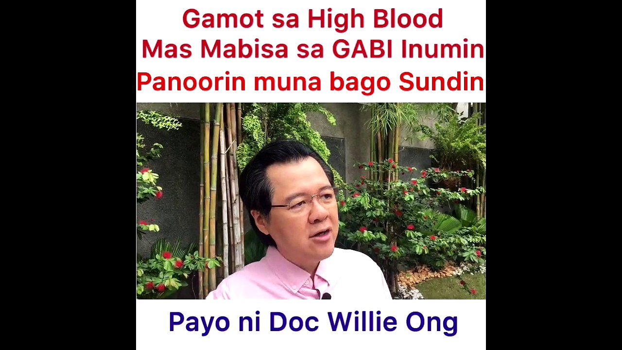 Gamot mo sa High Blood Kailan Mas Mabisa Inumin? - ni Doc Willie Ong