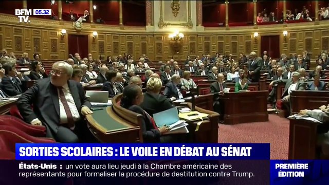 L'interdiction du port de signes religieux lors des sorties scolaires débattu ce mardi au Sénat