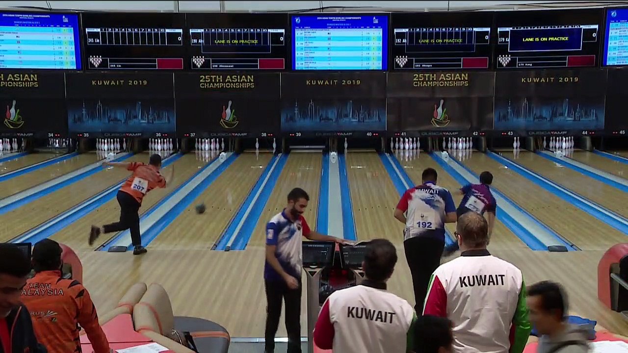 Masters Block 1 - TV Lanes - 25th Asian Tenpin Bowling Championships 2019