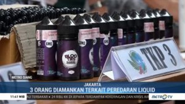 Polisi Amankan Tiga Orang Kasus Peredaran Narkoba Berbentuk Liquid Vape