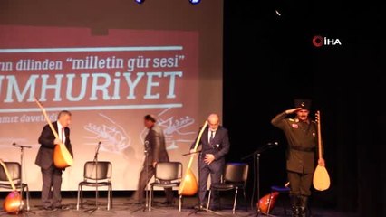 Ozanlar 'Cumhuriyet' için söyledi