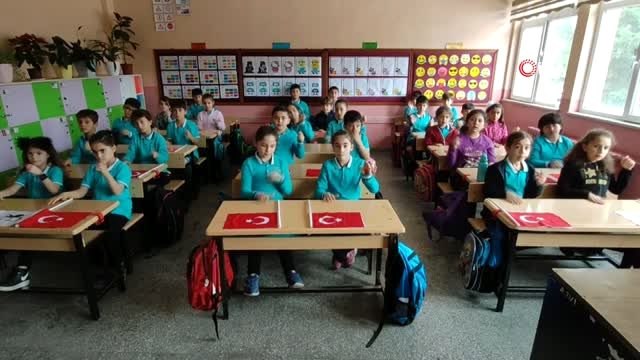 Minik öğrenciler Cumhuriyet Bayramı'nı çektikleri kliple kutladı