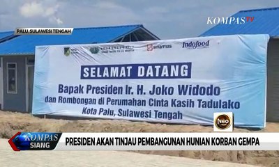 Ke Palu, Jokowi Pastikan Hunian bagi Korban Gempa Rampung 2020