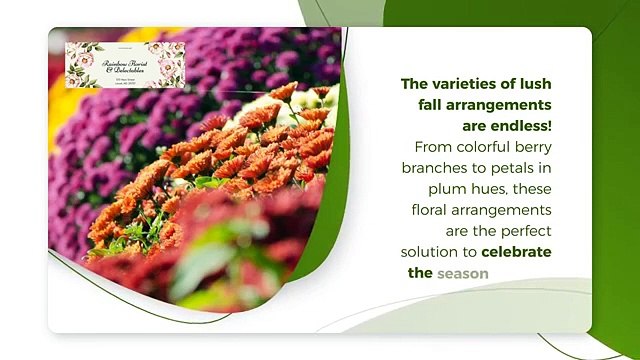 Laurel MD Florist - Fall Floral Arrangements