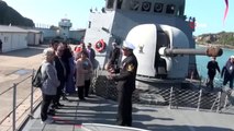 TCG Mızrak Bartın Limanında ziyarete açıldı