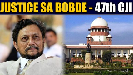 Download Video: Justice SA Bobde appointed as 47th Chief Justice Of india | OneIndia News