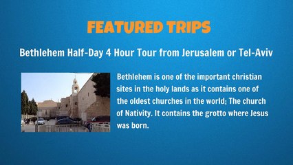 Amazing Travel to Bethlehem | Judah Tours
