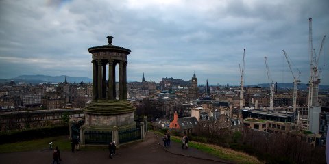 Watch the sunset over Edinburgh in this timelapse from Calton Hill