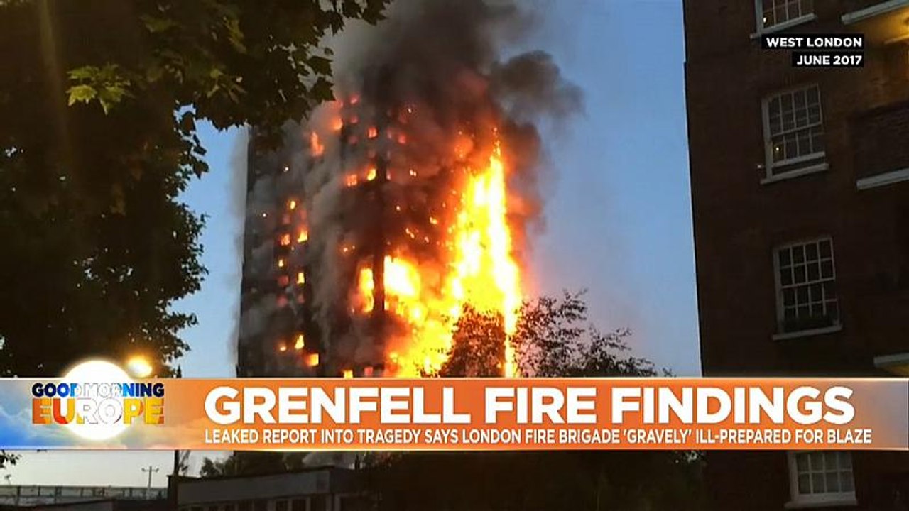 Leaked report condemns firefighters' response t...