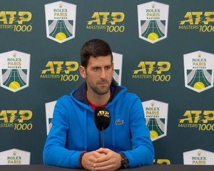Rolex Paris Masters - Djokovic : "Gagner tous mes matches jusqu'à la fin de la saison"