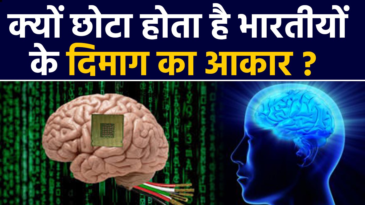 Indians का Brain Size अन्य Countries के लोगों क...