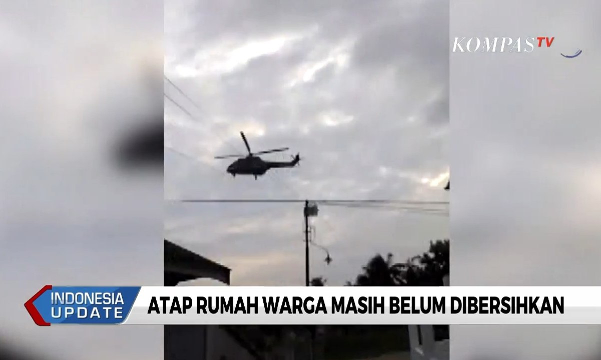 Helikopter Terbang Rendah Rusak 3 Rumah Warga di Pontianak Utara