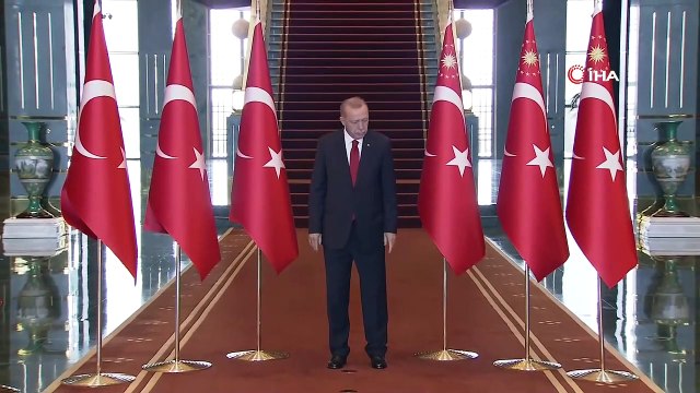 Cumhurbaşkanı Erdoğan, Beştepe'de Tebrikleri Kabul Etti