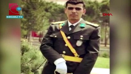 Kocaeli şehit oğlunun türk bayrağına sarılı tabutunu öptü