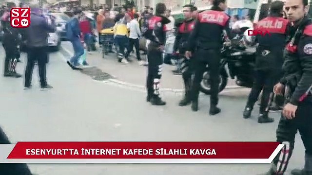 Esenyurt'ta internet kafede silahlı kavga