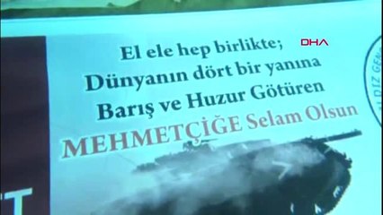 Osmaniye su altından mehmetçiğe selam