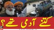 Crowd number in JUI-F's Azadi March?