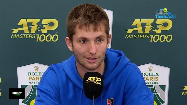 Rolex Paris Masters 2019 - Corentin Moutet : Il faut que je trouve un entraineur pour continuer à travailler et avoir une équipe saine