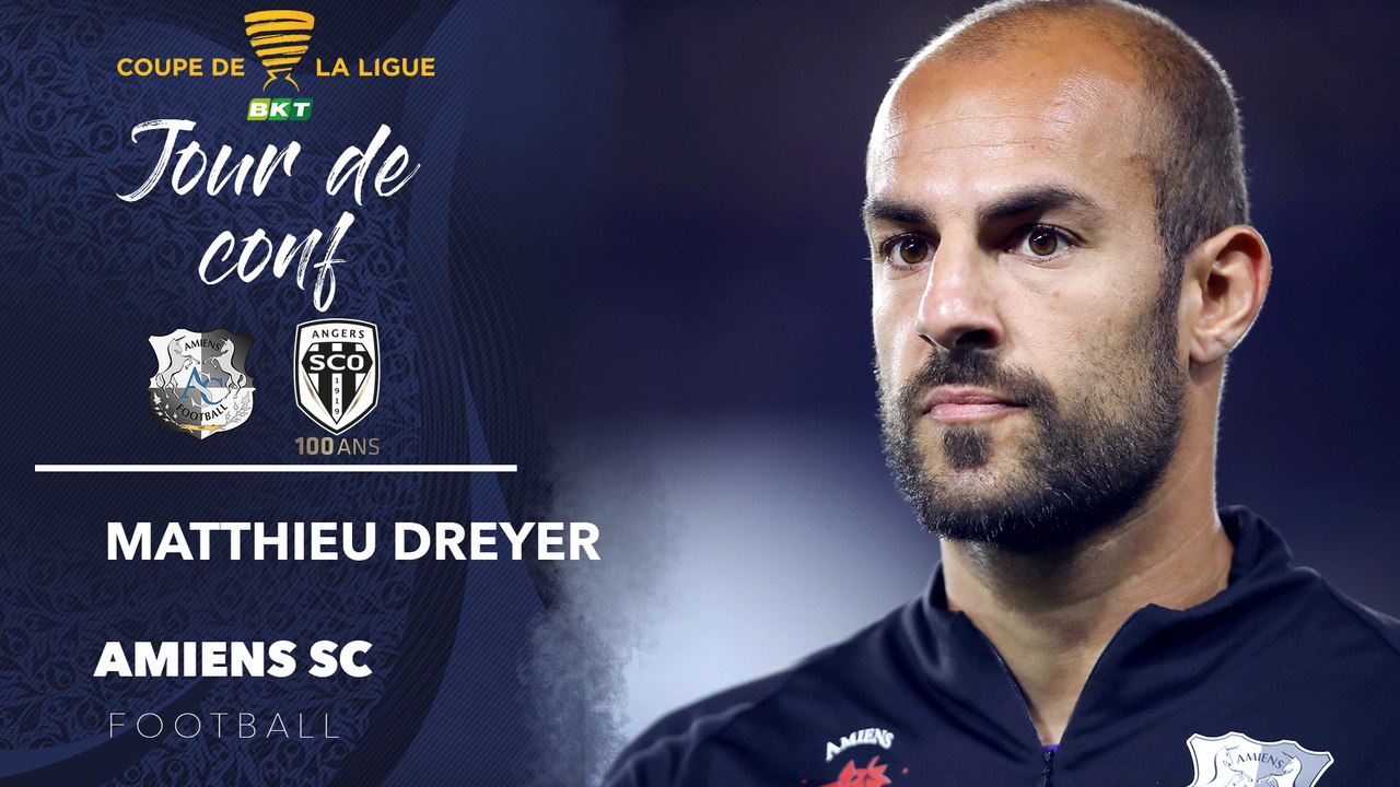 Conférence de presse d'avant Match Amiens SC - Angers SCO, Matthieu Dreyer