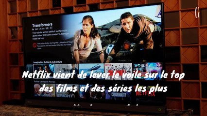 Le top 5 des films et séries les plus regardés sur Netflix