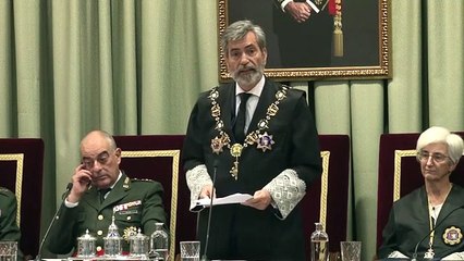 Carlos Lesmes tracta de ‘cegats’ els independentistes catalans davant la cúpula de l’exèrcit