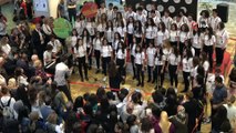 Denizli’de lise öğrencilerinden ‘Cumhuriyet’ konseri