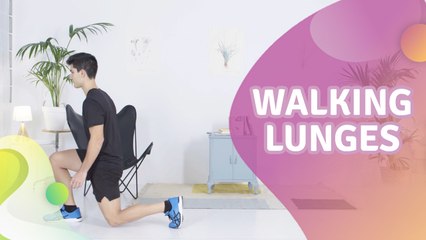 Walking lunges - Step to Health