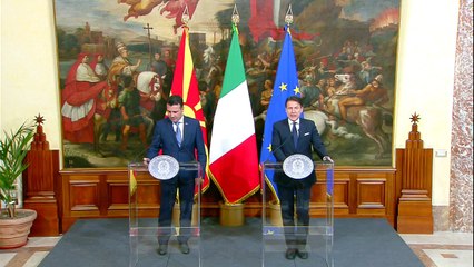 Conte Macedonia del Nord merita di aderire alla Ue (29.10.19)