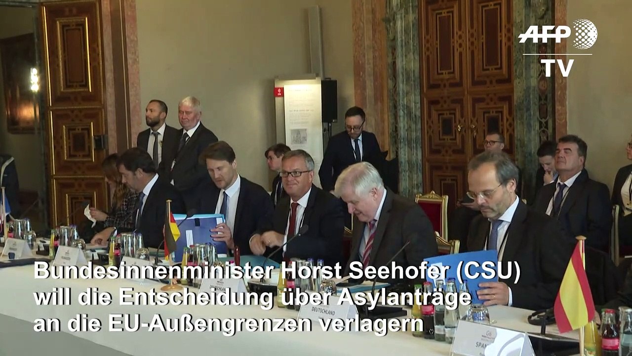 Seehofer: Asyl-Entscheidungen an EU-Außengrenzen verlagern