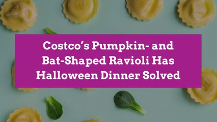 Costco’s Pumpkin- and Bat-Shaped Ravioli Has Halloween Dinner Solved