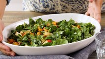 How to Make Fall Chopped Salad with Spinach, Butternut Squash, Apples & Cheddar