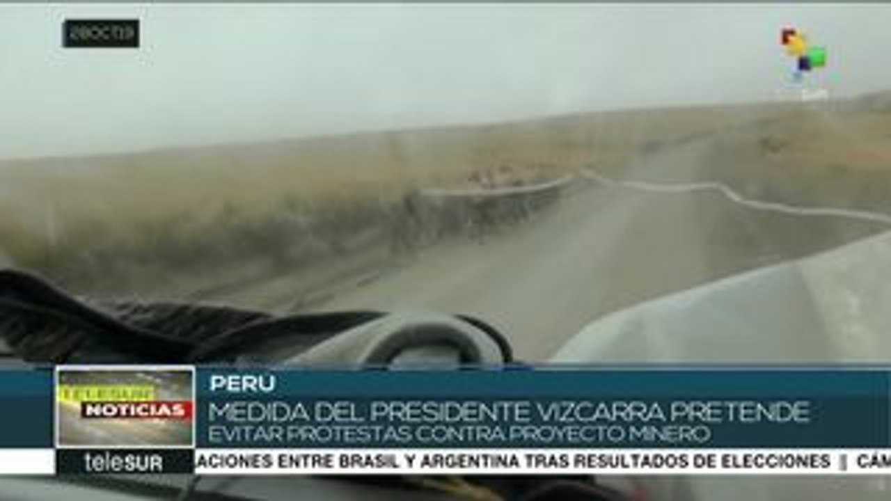 Perú: rechazan campesinos que el gobierno prohíba sus protestas