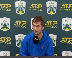 Rolex Paris Masters - Moutet : "Je ne suis pas impressionné par Djokovic"