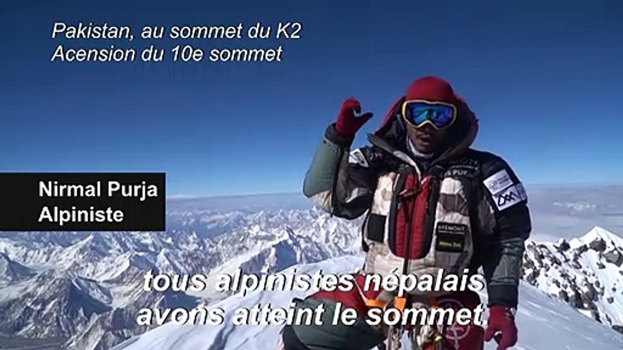 "Mission accomplie!": l'alpiniste Nirmal Purja revendique les quatorze "8.000" en sept mois