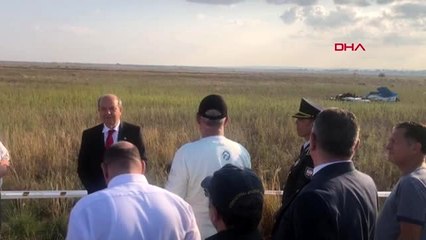 Kktc başbakanı tatar, uçak kazasının olduğu bölgede inceleme yaptı