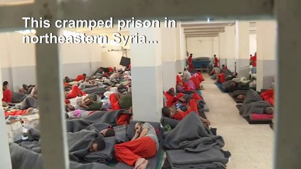 Bursting at the seams: inside an IS prison in Syria