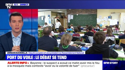 Jordan Bardella: "le voile n'est plus seulement un vêtement religieux" - 29/10