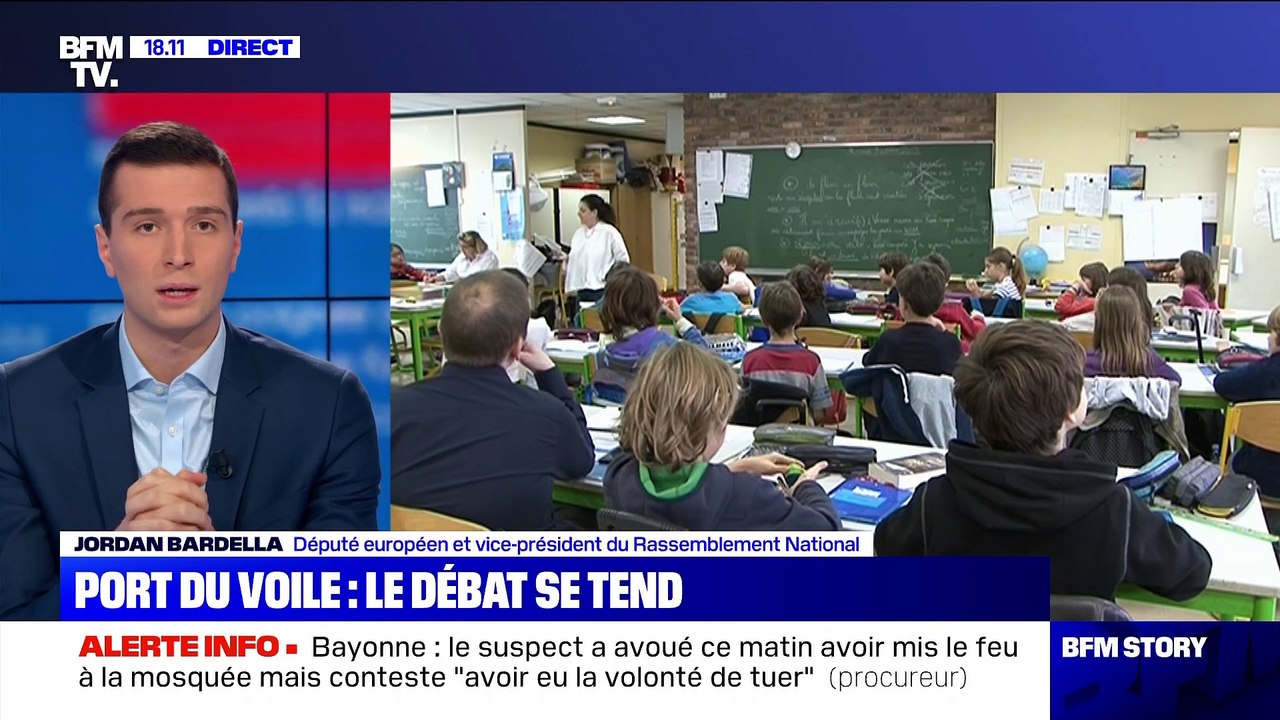 Jordan Bardella: "le voile n'est plus seulement...