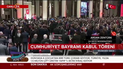 Cumhuriyet Bayramı Kabul Töreni
