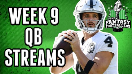 Fantasy Football Week 9 Waiver Wire: QB Streamers