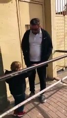 Cezaevinde olan annesinin görüşüne alınmayan çocuğun feryadı