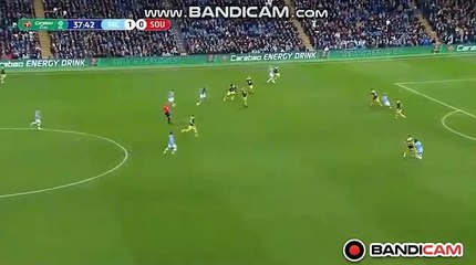 Amazing Goal Aguero (2-0) Manchester City vs Southampton