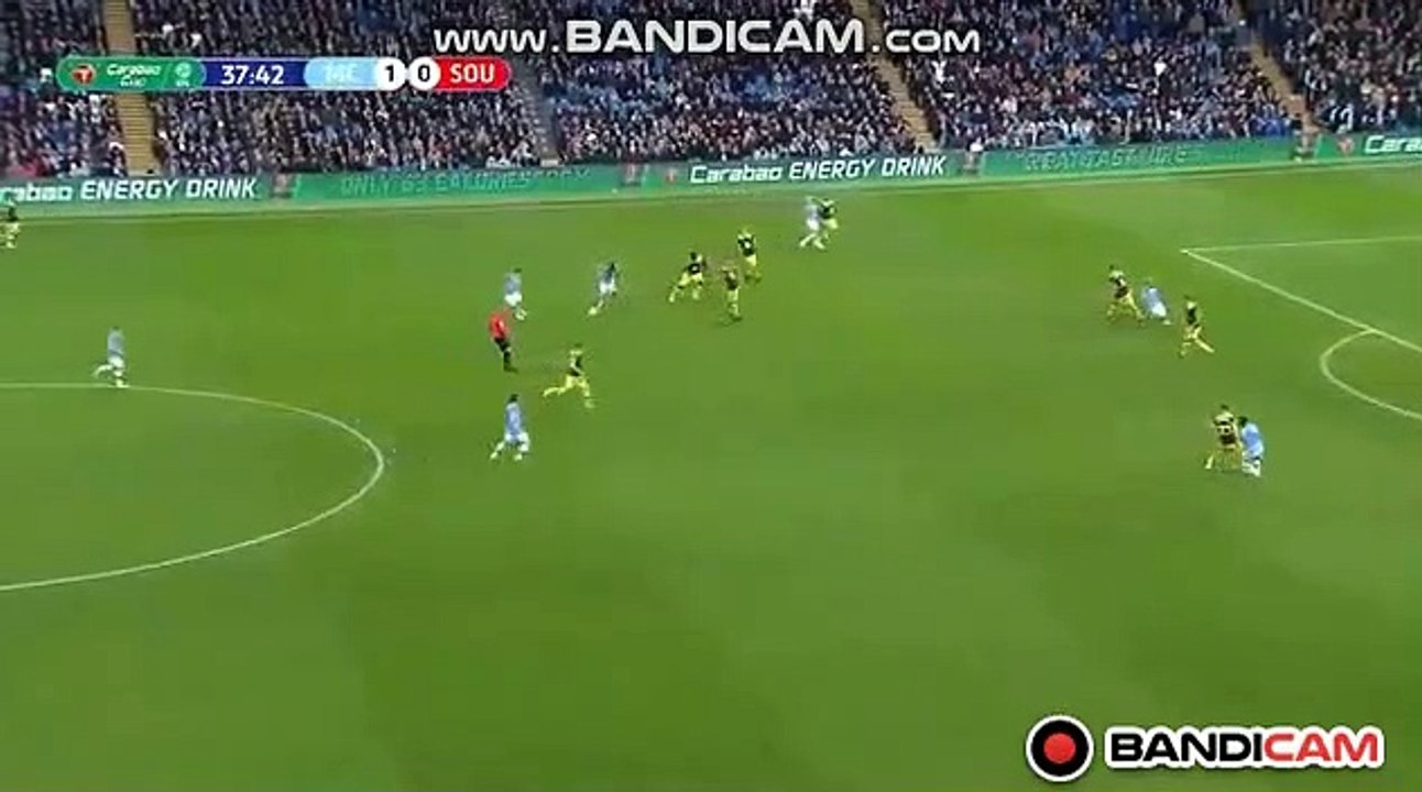 Amazing Goal Aguero (2-0) Manchester City vs Southampton